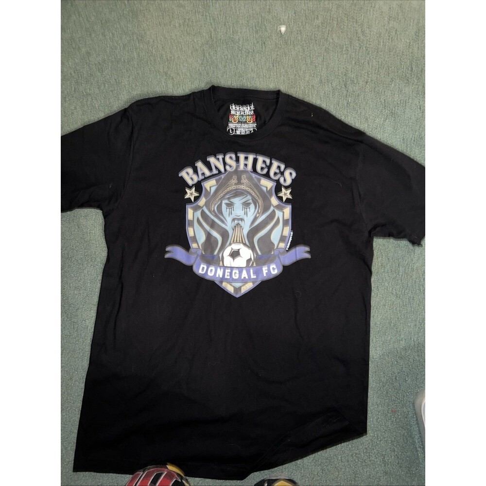 Irish Donegal FC Banshees Tee Shirt Men’s Short Sleeve 100% Cotton